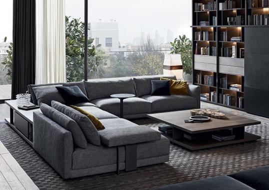 Стеллаж для книг от фабрики Poliform модель Wall System Poliform 