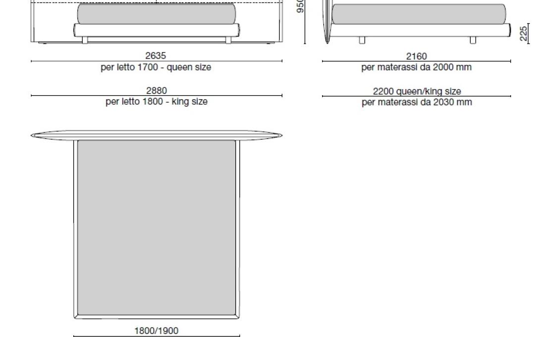 Кровать от фабрики Poliform модель Yume Bed
