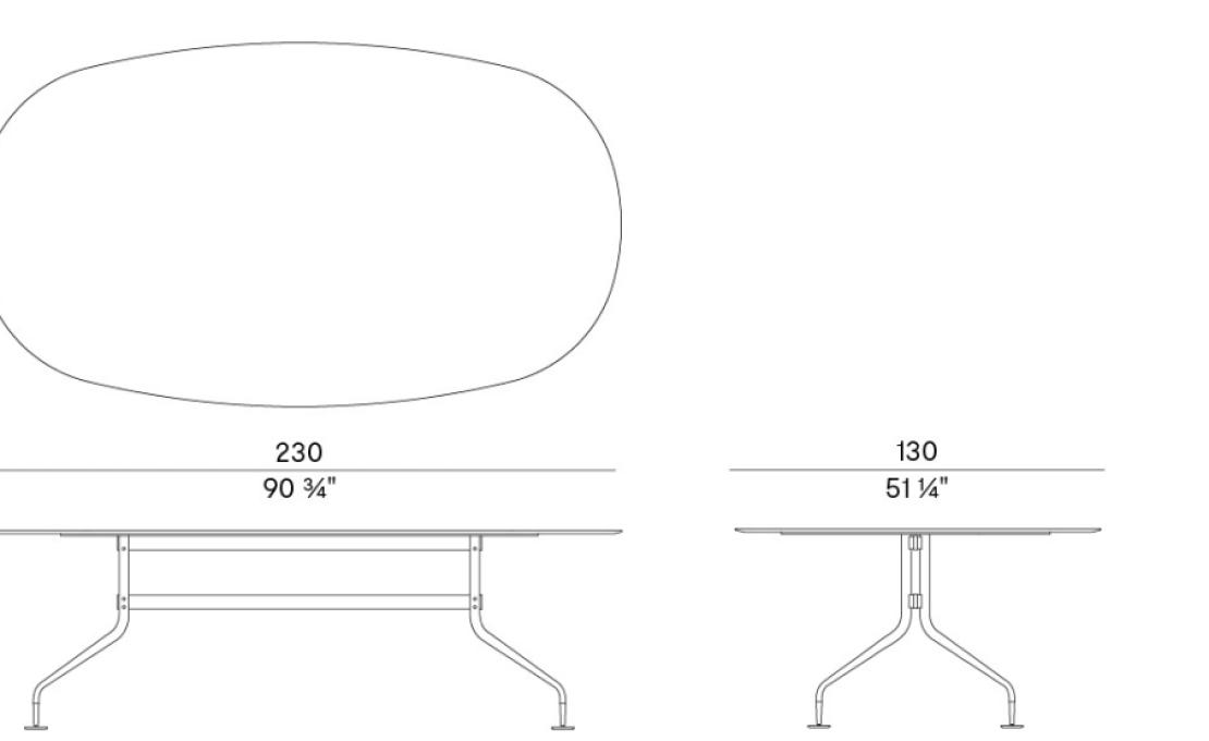 Уличный стол от фабрики Potocco модель 688/ATG-O-OUT