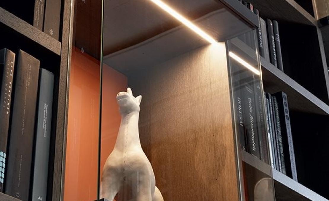 Стеллаж для книг от фабрики Poliform модель Wall System Poliform 