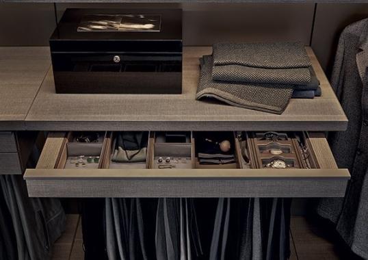 Шкафы от фабрики Poliform модель Ubik Walk-in Closet