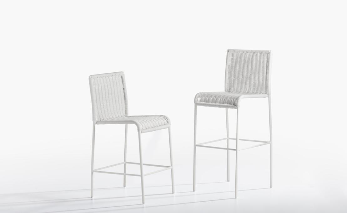 Уличный барный стул от фабрики Potocco модель AGRA SGABELLO