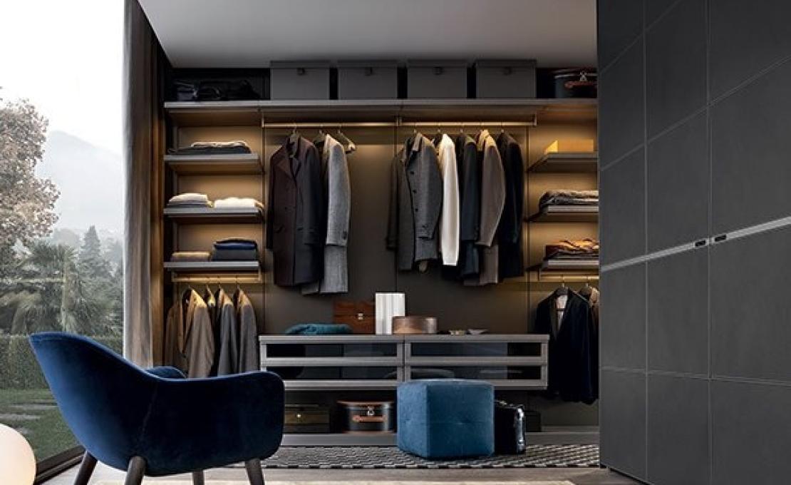 Шкафы от фабрики Poliform модель Ubik Walk-in Closet