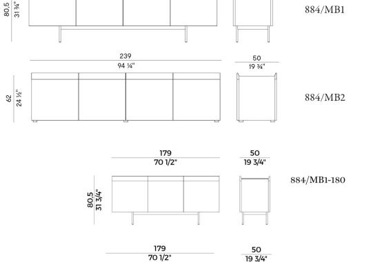 Буфет Potocco AVANT SIDEBOARD image 2