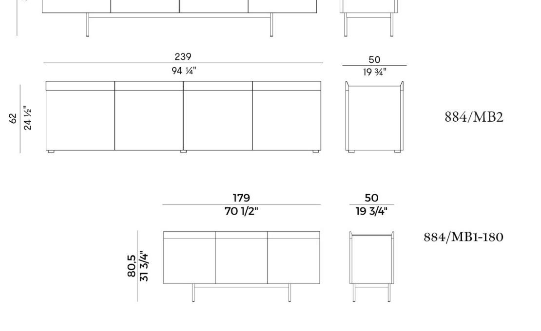 Сервант от фабрики Potocco модель AVANT SIDEBOARD
