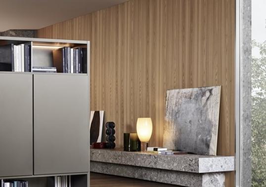 Стеллаж для книг от фабрики Poliform модель Wall System Poliform 