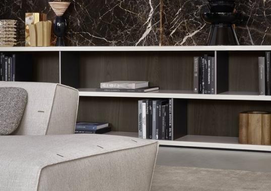 Стеллаж для книг от фабрики Poliform модель Wall System Poliform 