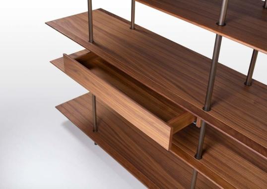 Стеллаж для книг от фабрики Potocco модель ARIAL BOOKSHELF