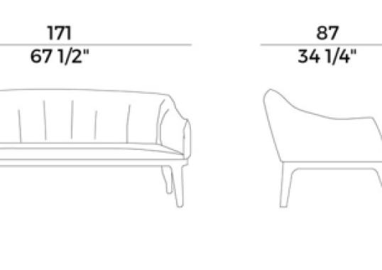 Диван Potocco 840/D Blossom Sofa image 2