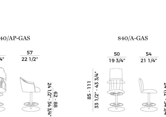 Барный стул Potocco BLOSSOM GAS STOOL image 2
