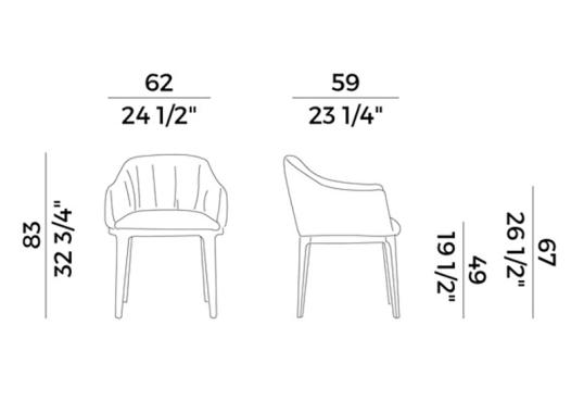 Кресло Potocco 840/P Blossom Armchair image 2