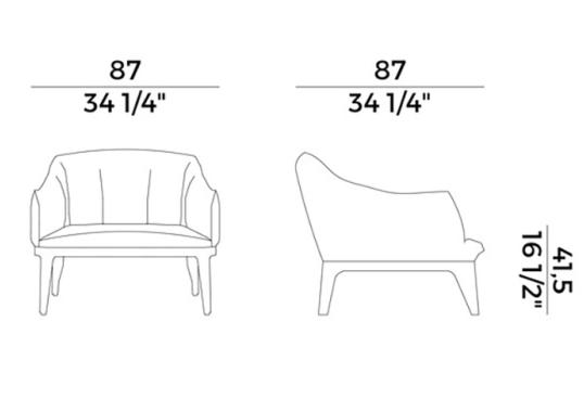 Кресло Potocco 840/PL image 2