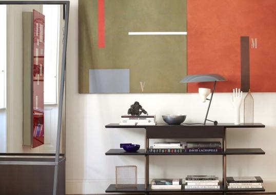 Стеллаж для книг от фабрики Potocco модель ARIAL BOOKSHELF