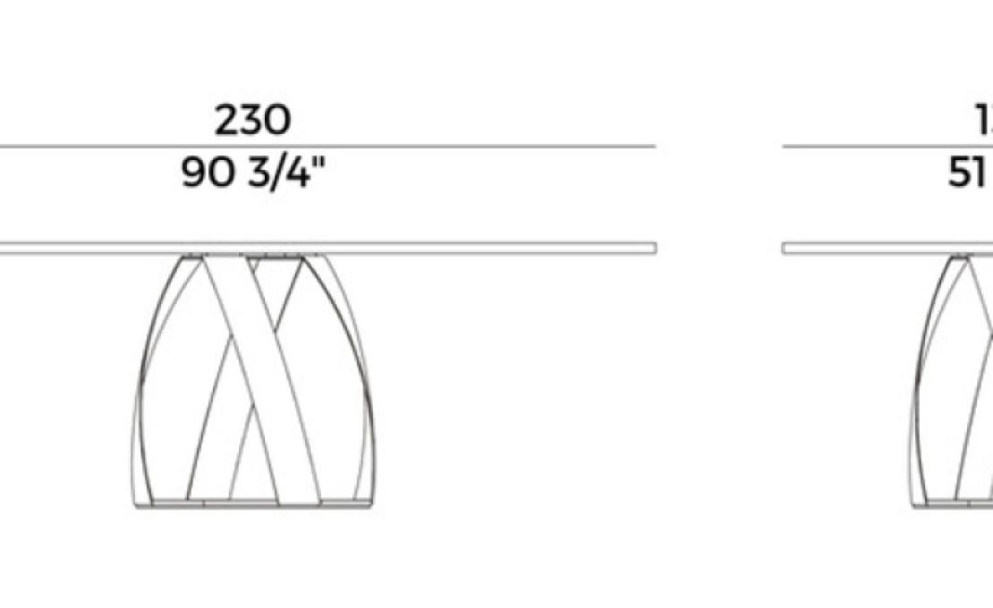 Стол от фабрики Potocco модель 770/TO