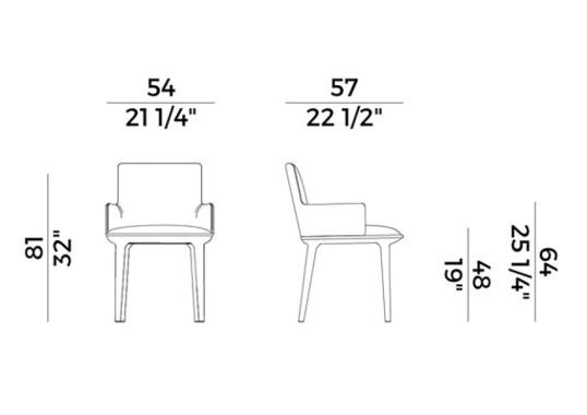Кресло Potocco  943/P Candy Armchair image 2