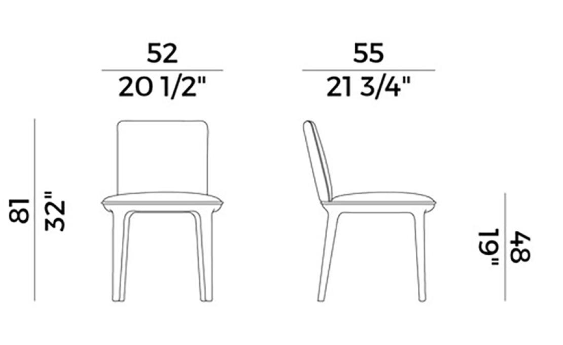 Стул от фабрики Potocco модель  943 CANDY