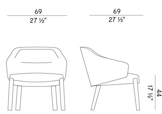 Кресло Potocco 905/PL image 2