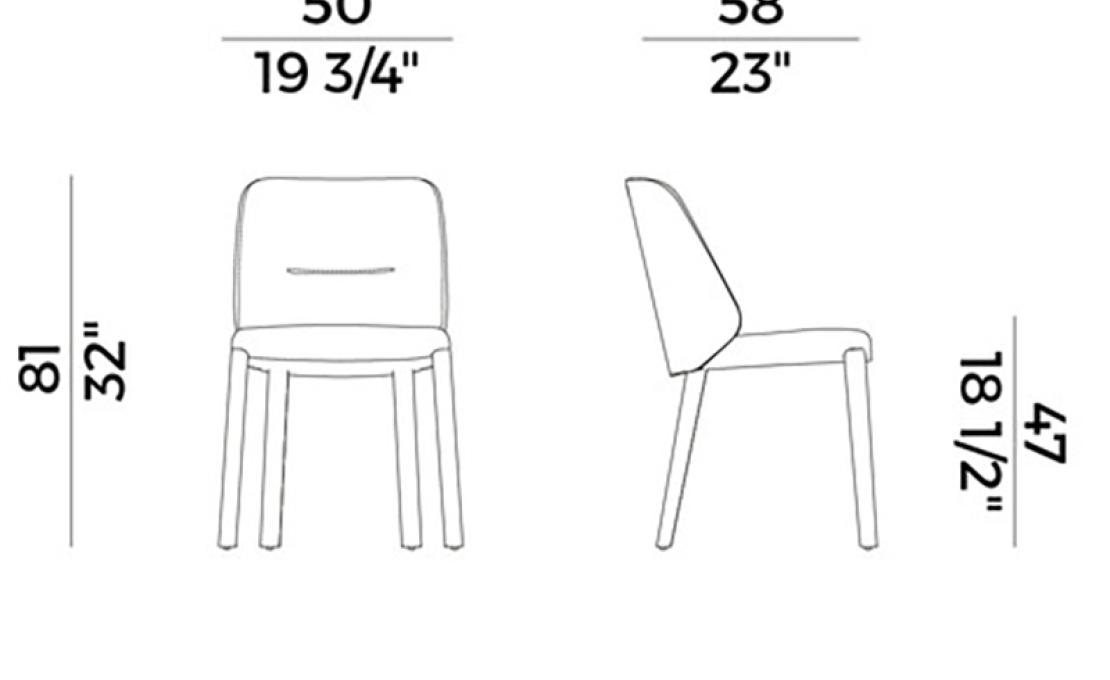 Стул от фабрики Potocco модель 905 CONCHA 