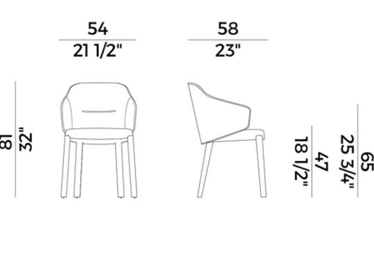 Кресло Potocco 905/P Concha Armchair image 2