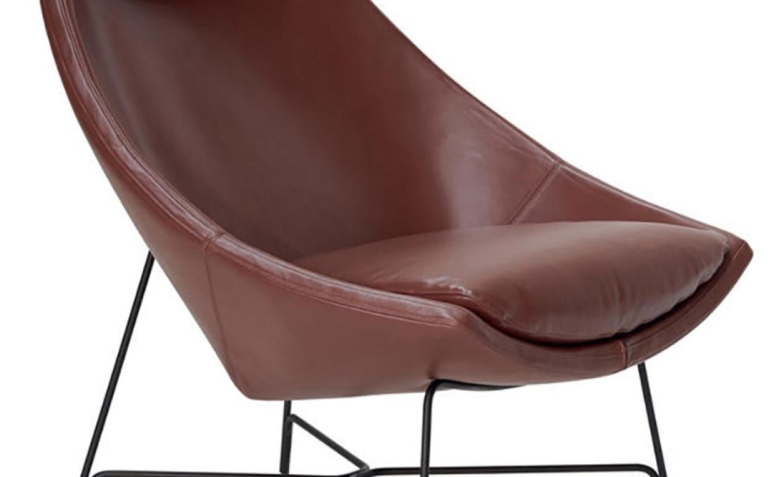 Кресло от фабрики Potocco модель CUT LOUNGE ARM