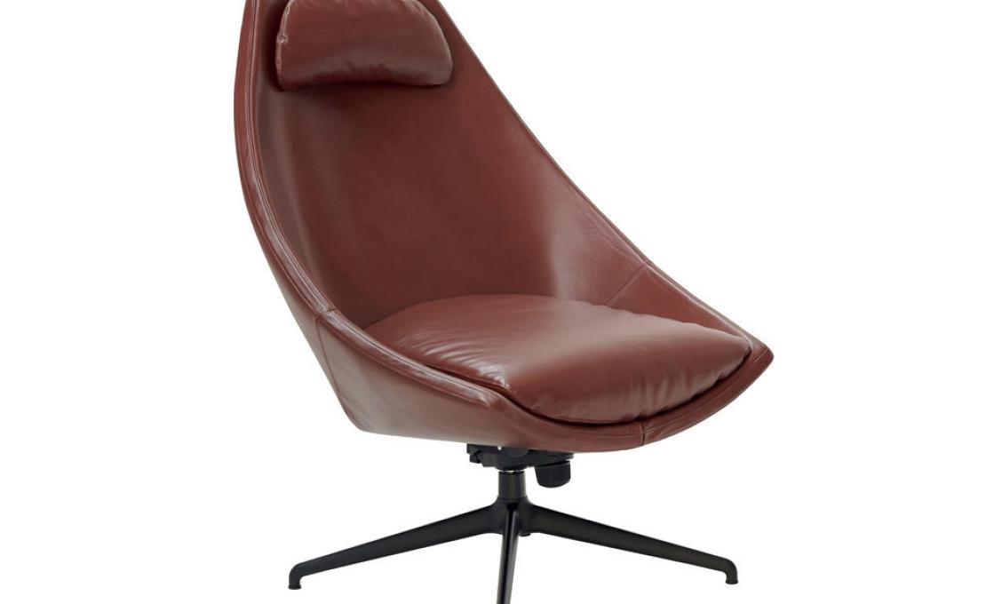 Кресло от фабрики Potocco модель CUT LOUNGE ARM