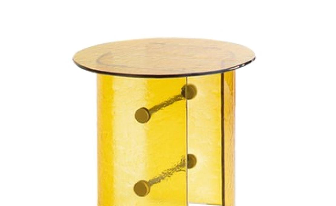 Журнальный столик от фабрики Potocco модель DOUBLE L GLAZE-952/TV