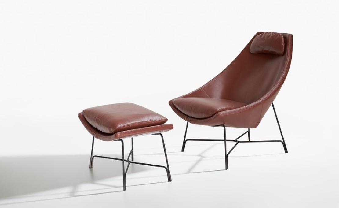 Пуф от фабрики Potocco модель CUT POUF / FOOTEREST