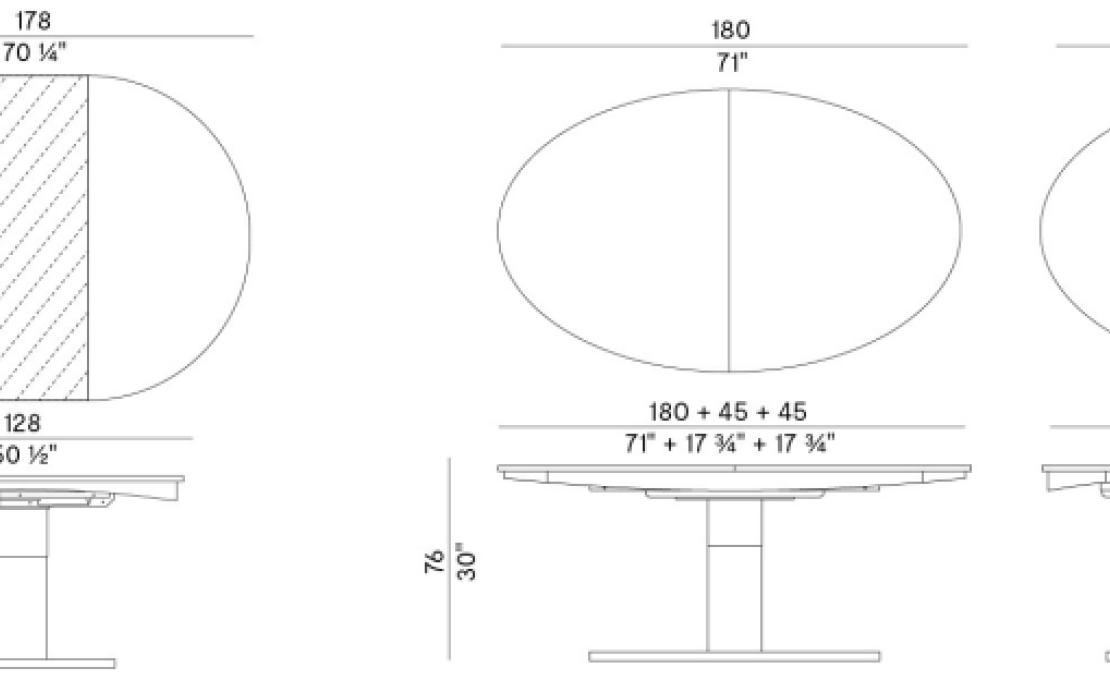 Стол от фабрики Potocco модель DIVA TABLE