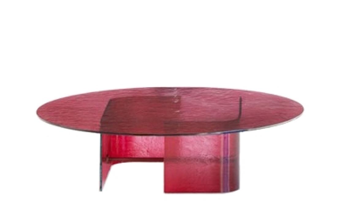 Журнальный столик от фабрики Potocco модель DOUBLE L GLAZE-952/TV