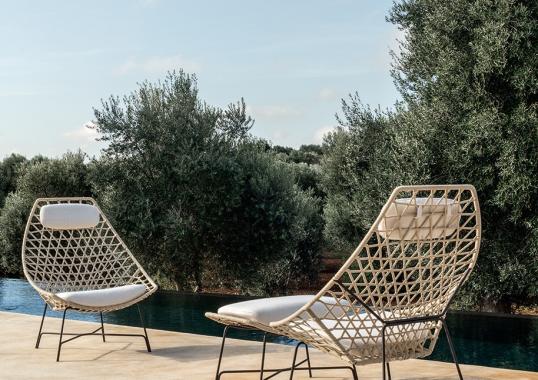 Уличное кресло от фабрики Potocco модель 910/PLR