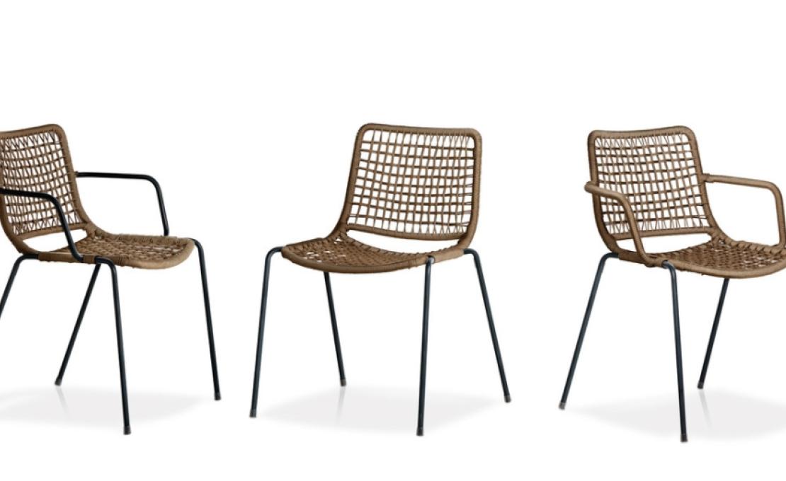 Уличное кресло от фабрики Potocco модель EGAO SMALL ARM