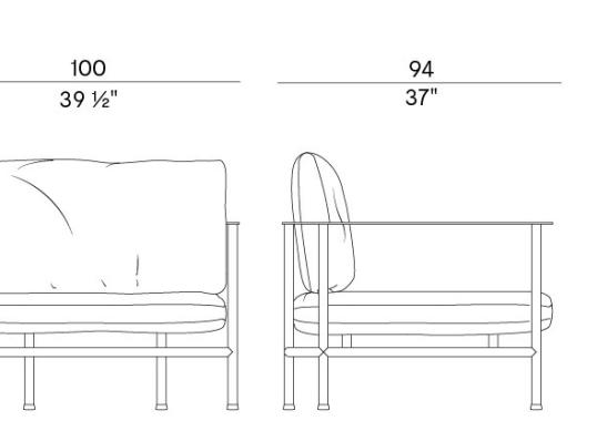 Кресло уличное Potocco 908/PL-OUT image 2
