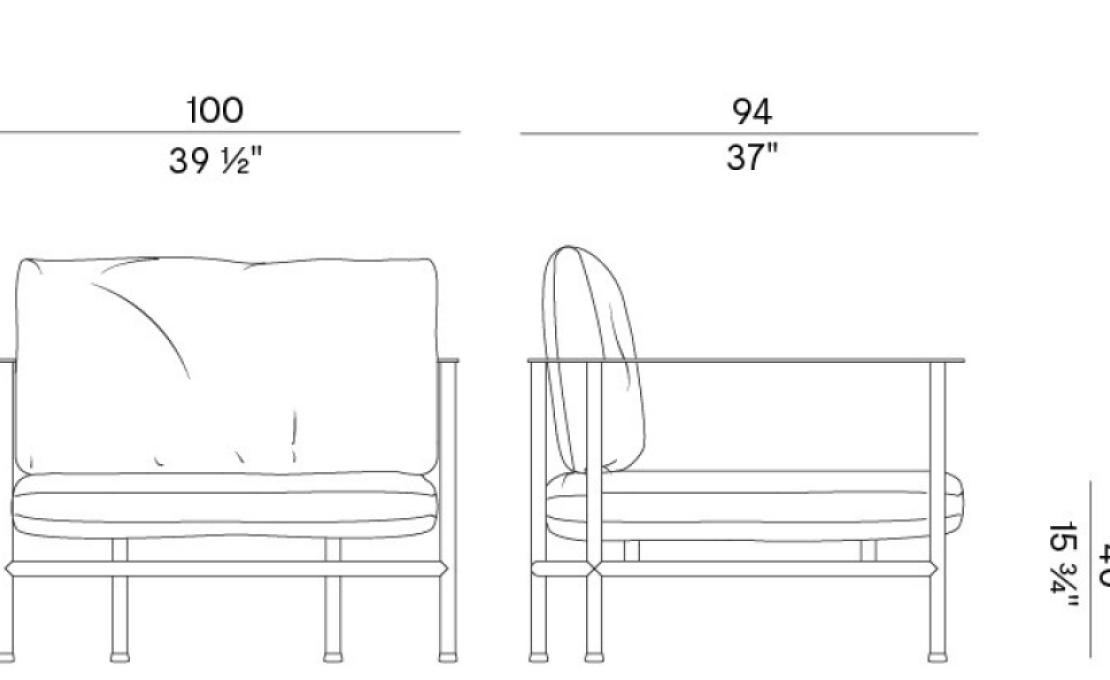 Уличное кресло от фабрики Potocco модель 908/PL-OUT
