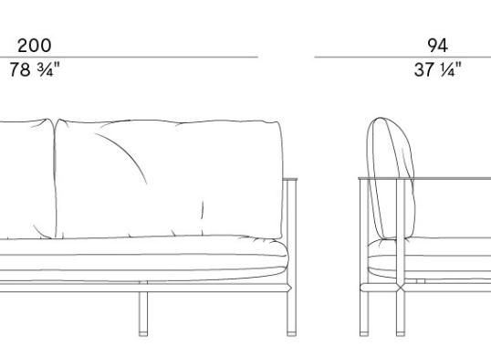 Диван Potocco 908/D Elodie Sofa image 2