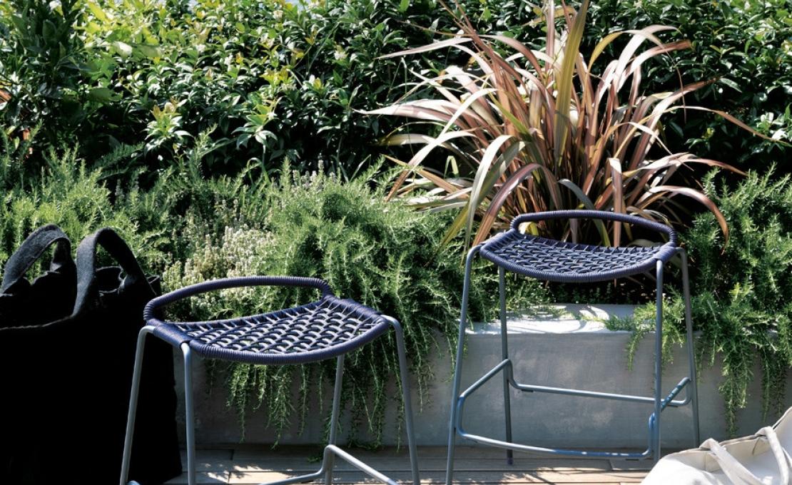 Уличный барный стул от фабрики Potocco модель 037/A