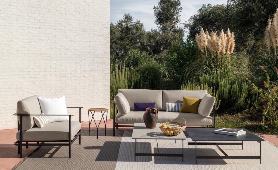 Уличный диван от фабрики Potocco модель 908/D-OUT