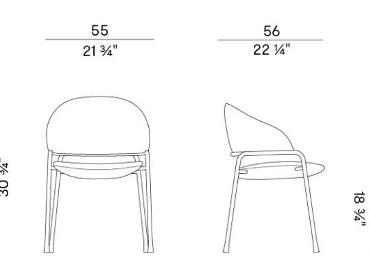 Кресло Potocco 946/P Fast Small Armchair image 2