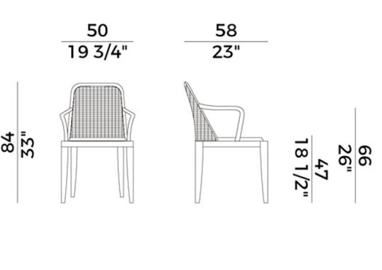 Кресло Potocco 834/P Grace Armchair image 2