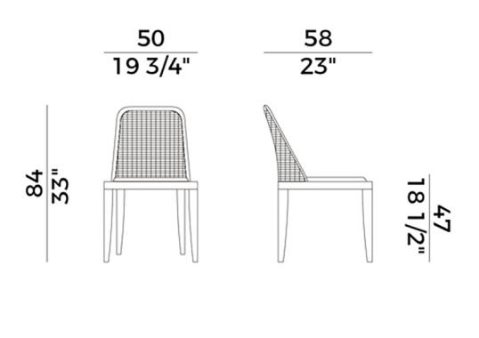 Стул Potocco 834 GRACE CHAIR image 2