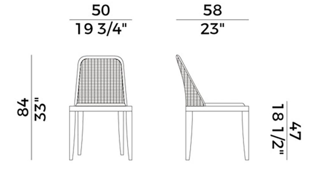 Стул от фабрики Potocco модель 834 GRACE 