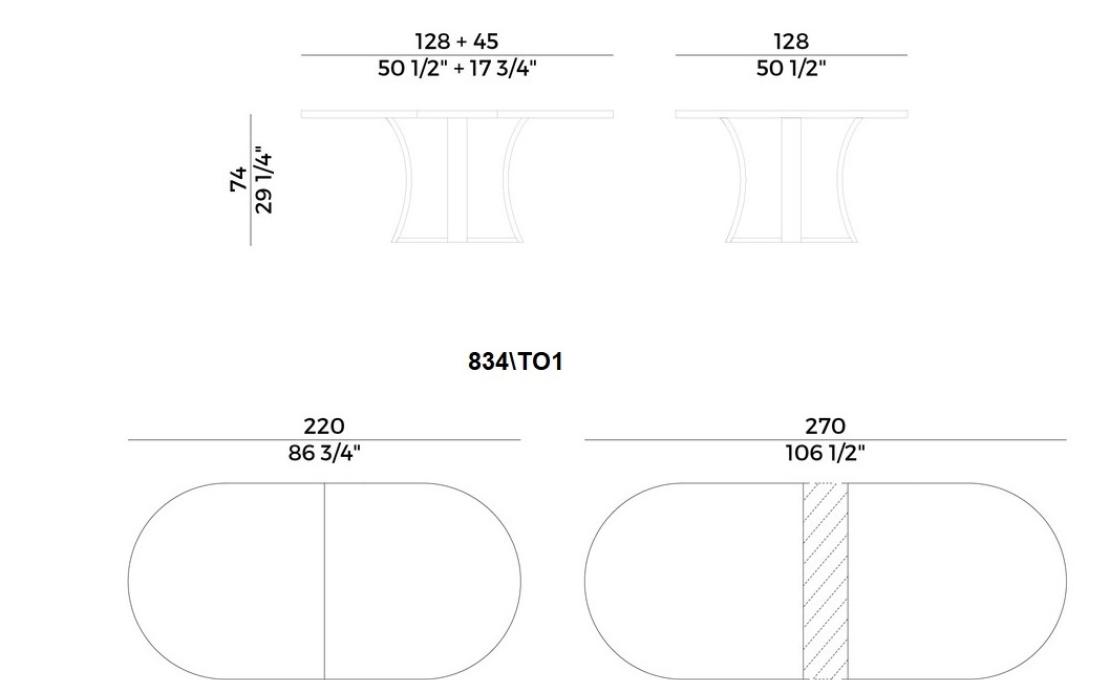 Стол от фабрики Potocco модель GRACE TABLE