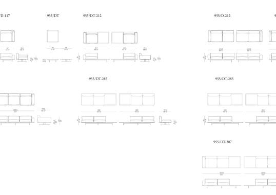 Диван Potocco GRAPHIC SOFA-955/DT image 2