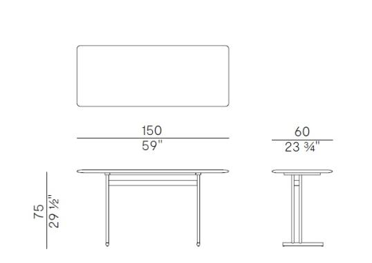 Письменный стол Potocco 955/SCR image 2