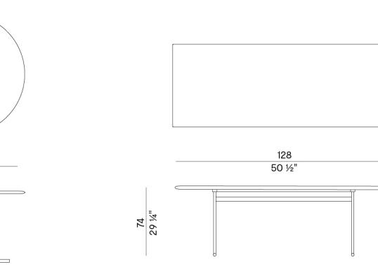 Стол Potocco GRAPHIC TABLE image 2