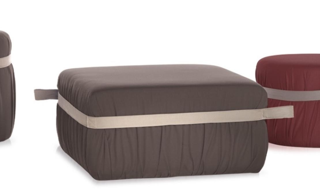 Пуф от фабрики Potocco модель HERM OUTDOOR  POUF