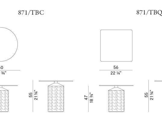 Журнальный столик Potocco HISHI OCCASIONAL TABLE image 2