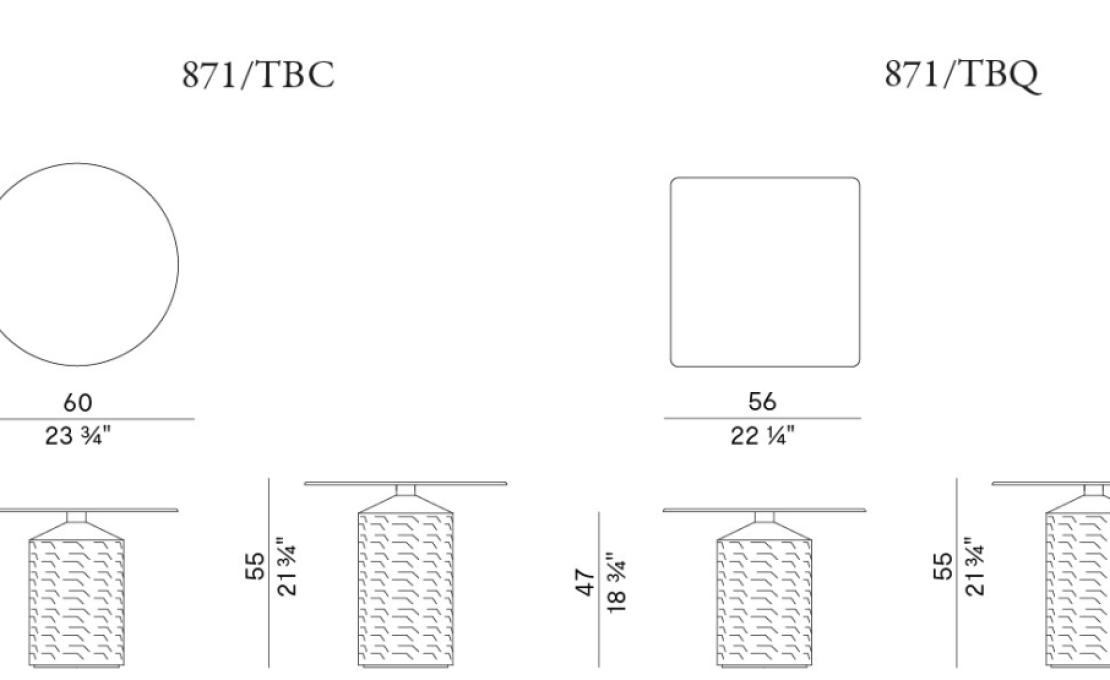 Журнальный столик от фабрики Potocco модель HISHI OCCASIONAL TABLE