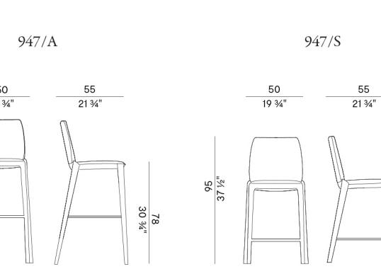Барный стул Potocco HIRU STOOL image 2