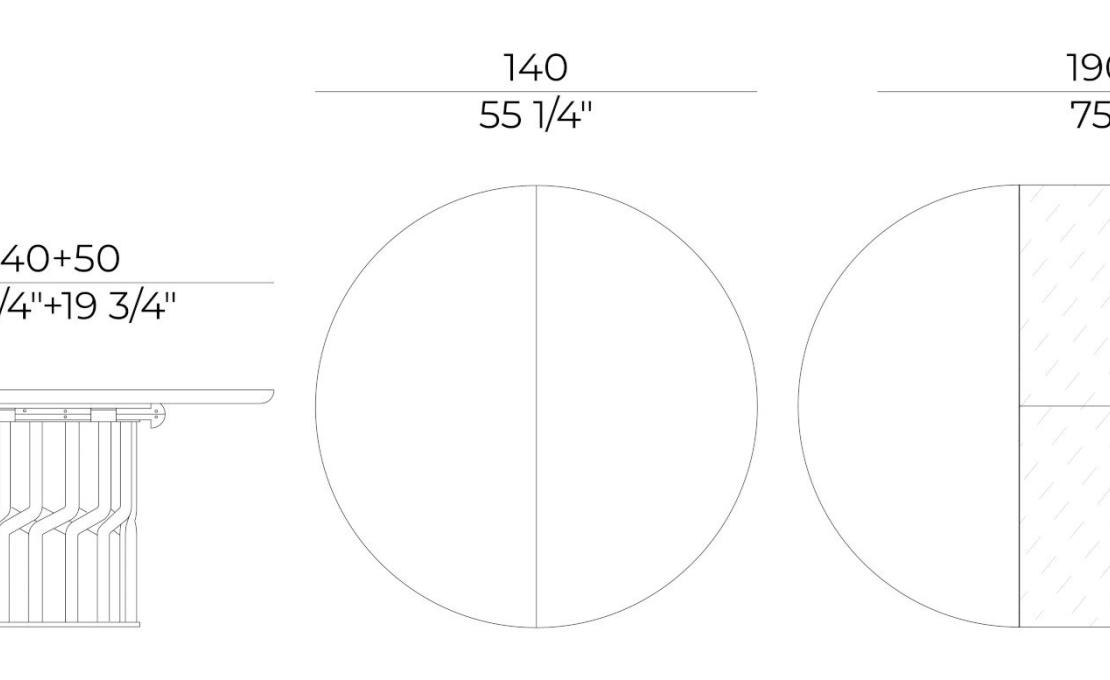 Стол от фабрики Potocco модель 950/TC1