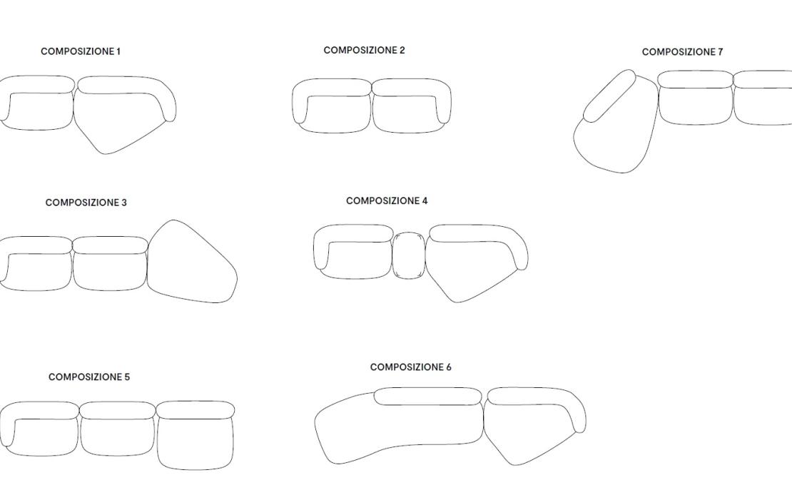 Диван от фабрики Potocco модель JADE SOFA